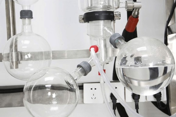 receiving system of molecular distillation