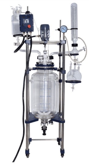best jacketed agitated glass reactor