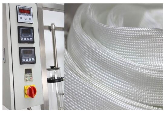 control console of thin film evaporator lab scale